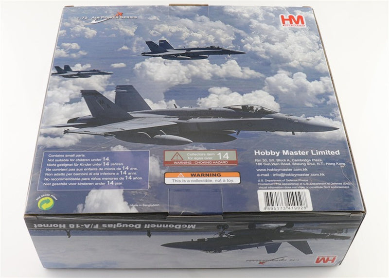 HOBBY MASTER F/A-18A Hornet ARDU A21-101 RAAF Royal Australian Air Force (with 2 x AGM-158) 1:72 Aircraft Pre-built Model