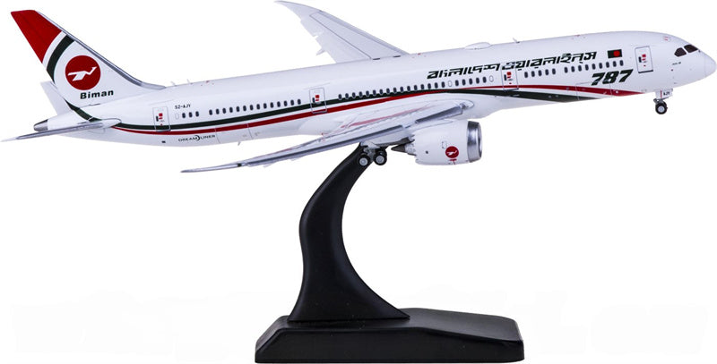 JC Wings Biman Boeing 787-9 Dreamliner S2-AJY Flaps Down 1:400 Diecast Model view 1