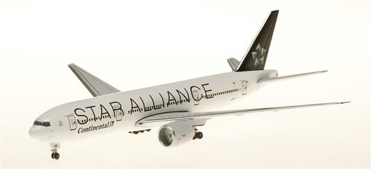 AeroClassics Continental Airlines Boeing 777-200 N78017 Star Alliance 1:500 Diecast Model view 1