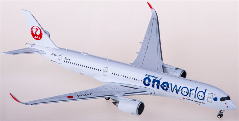 JC Wings Japan Airlines Airbus A350-900XWB JA15XJ member of oneworld 1:400 Diecast Model view 3