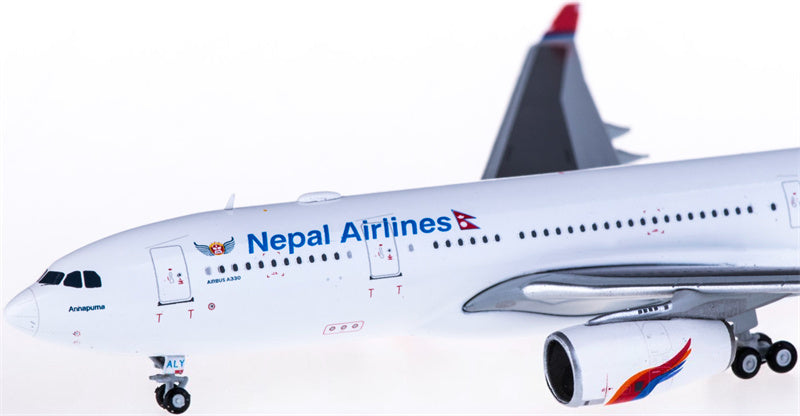JC Wings Nepal Airlines Airbus A330-200 9N-ALY 1:400 Diecast Model view 2