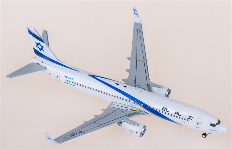 Geminijets 1:400 El Al Boeing 737-800W 4X-EKK Model
