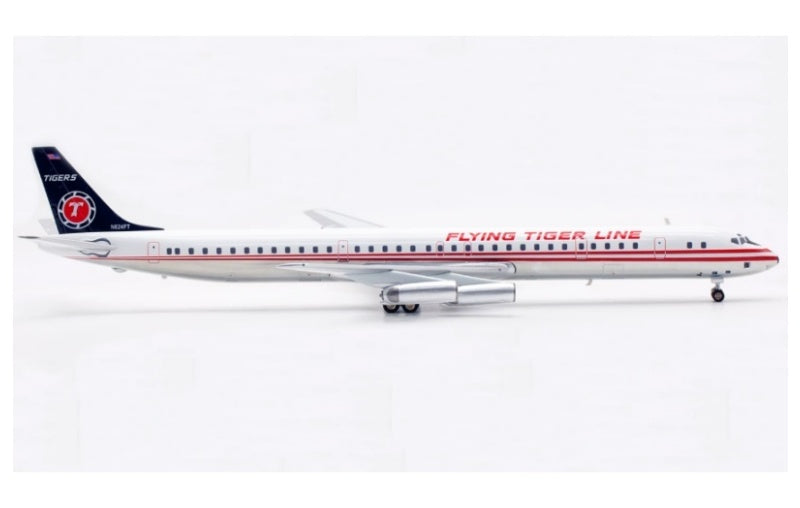Inflight 1:200 Flying Tiger Line DC-8-63 N624FT polishing DIECAST Model