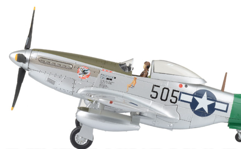 HOBBY MASTER USAAF / Iwo Jima P-51D Mustang Jr.457th FS / 506th FG / 7th AF 1:48 Model 1945  Capt. Abner M. Aust 472551