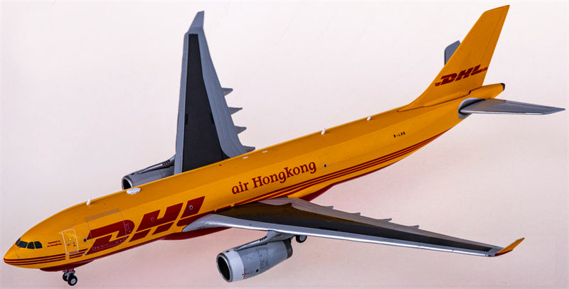 JC Wings Air Hong Kong DHL Airbus A330-200F B-LDS 1:400 Diecast Model view 3