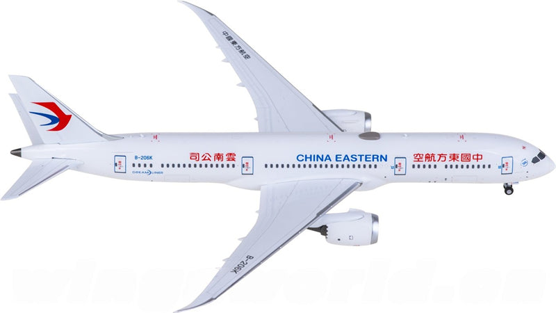 NG Models China Eastern Airlines for Boeing 787-9 Dreamliner B-206K 1:400 Airplane Pre-built  Airliner Model Display