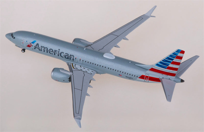 NG Models American Airlines Boeing 737 MAX 8 N338RS 1:400 Diecast Model view 3