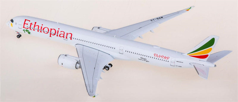 JC Wings 1:400 Ethiopian Airlines Airbus A350-1000 ET-BAW Flaps down Model