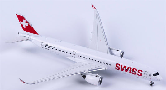 NG Models Swiss Airbus A350-900 HB-IFB Collector's Edition 1:400 Diecast Model view 1