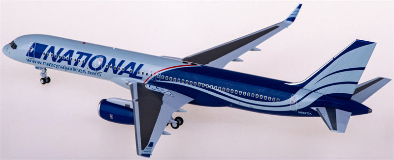NG Models National Airlines for Boeing 757-200 N567CA 1:200 Airplane Pre-built  Airliner Model Display