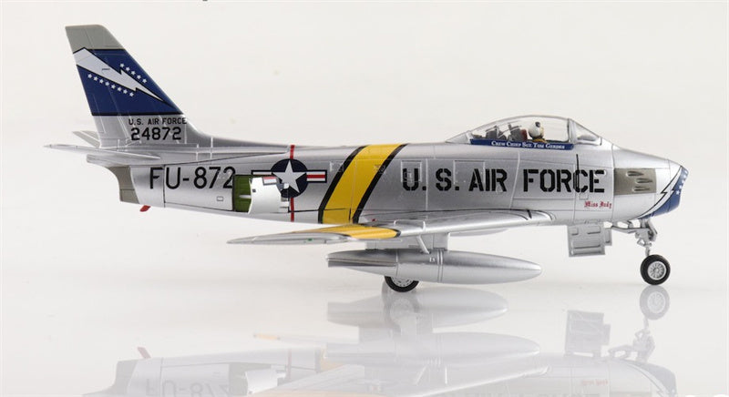 HOBBY MASTER North American F-86F Gene Kranz 24872 USAF EAA Aviation Museum 1:72 Aircraft Pre-built Model