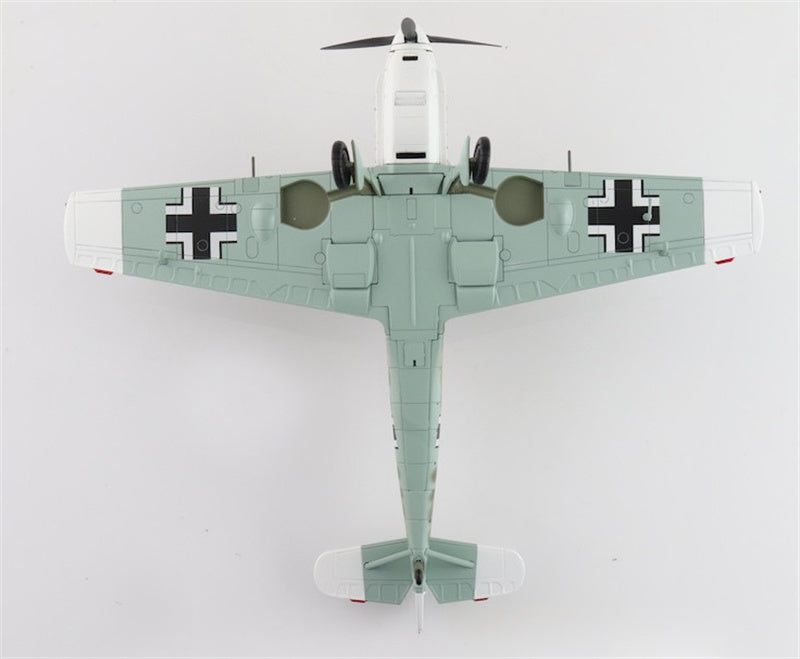 HOBBY MASTER Messerschmitt Bf109E-3 Luftwaffe Yellow 15 III/JG 52 France August 1940 0.075 Aircraft Pre-built Model