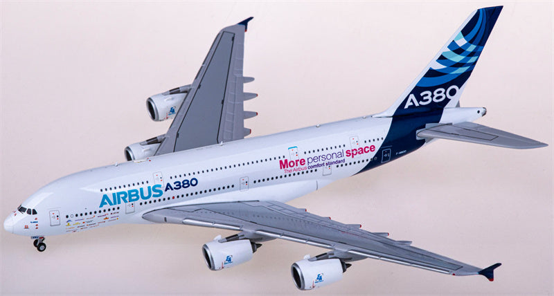 JC Wings Airbus A380 F-WWDD 1:400 Airplane Pre-built  Airliner Model Display