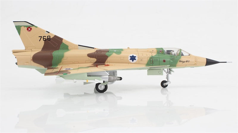 HOBBY MASTER Dassault Mirage IIICJ 768 Israeli Air Force The First Jet Squadron Ramat David AB Dec 1970 1:72 Aircraft Pre-built Model
