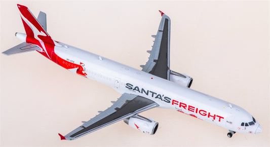 JC Wings Qantas for Airbus A321P2F VH-XF4 1:400 Aircraft Pre-built  Airliner Model Display