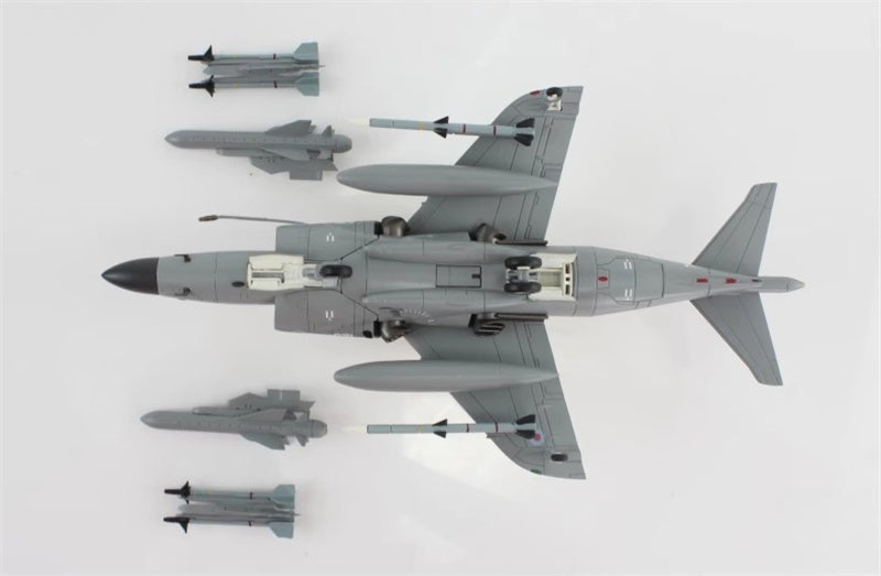 HOBBY MASTER Sea Harrier FA.2 ZH804 Royal Navy Fairford 2002 (w/ Sea Eagle missiles) 1:72 Airplane Pre-built Model