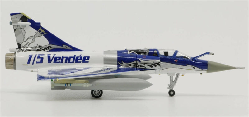 HOGAN Mirage 2000C French Air Force EC 1/5 Vendee Dissolution BA 115 Orange-Caritat 2007 1:200 Aircraft Pre-built Model