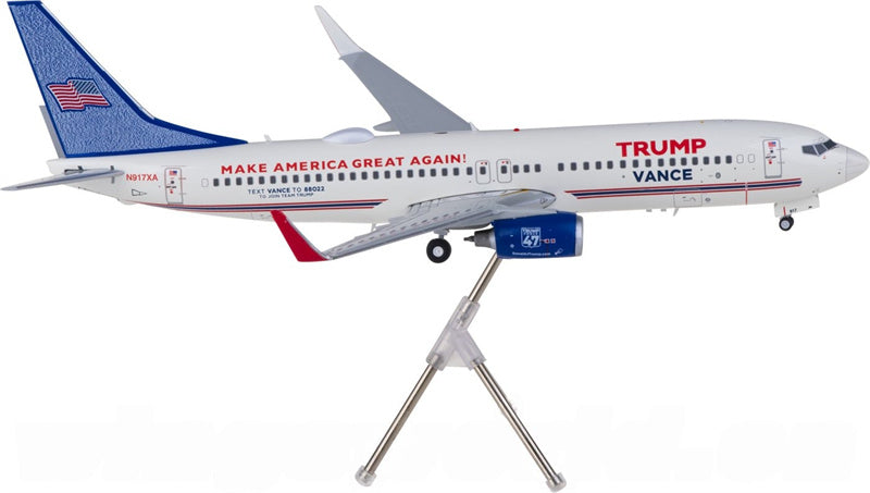 Geminijets Trump Boeing 737-800W N917XA 1:200 Aircraft Pre-built  Airliner Model Display