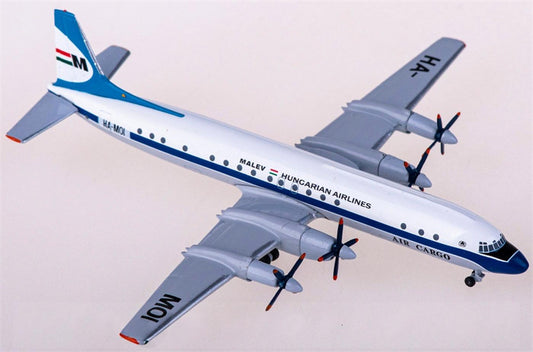 AeroClassics Malev Ilyushin Il-18 HA-MOI Air Cargo 1:400 Diecast Model view 1