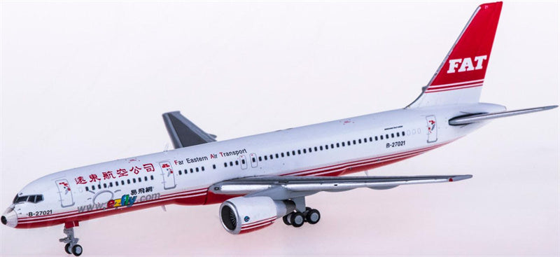 JC Wings FAT Boeing 757-200 B-27021 Ezfly 1:400 Diecast Model view 1