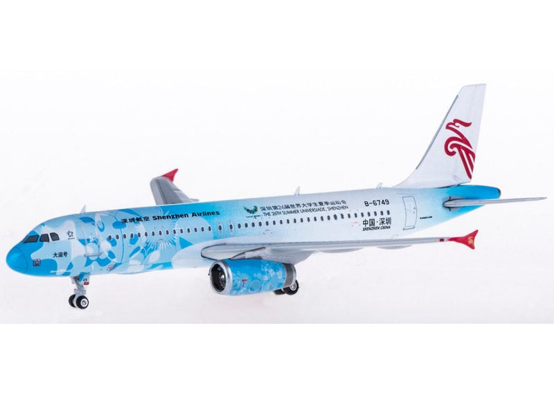 Phoenix Shenzhen Airlines Airbus A320 B-6749 1:400 Aircraft Pre-built  Airliner Model Display
