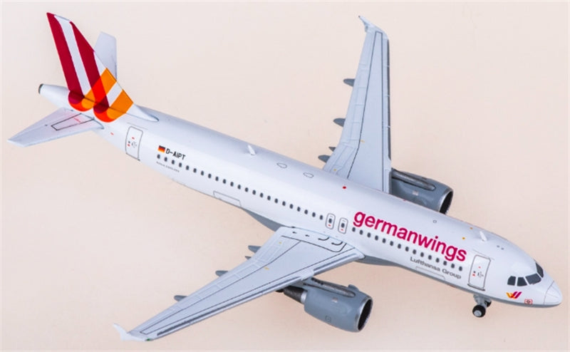 JC Wings Germanwings Airbus A320 D-AIPT 1:400 Diecast Model view 1
