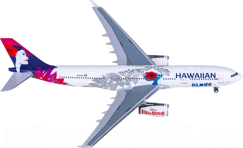 NG Models 1:400 Hawaiian Airlines Airbus A330-200 N378HA Model