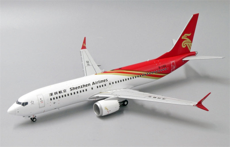 JC Wings Shenzhen Airlines Boeing 737 MAX 8 B-1160 1:200 Diecast Model view 1