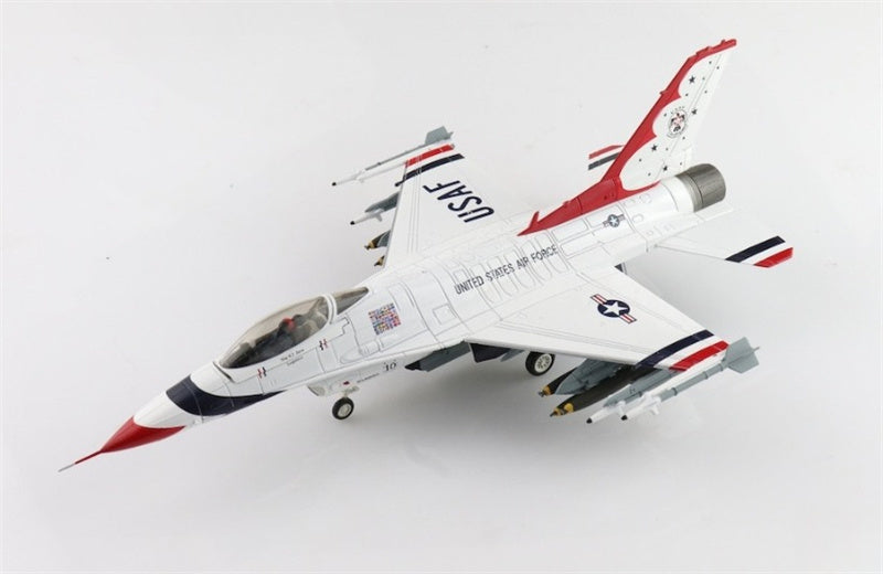 Hobby Master F-16C Thunderbirds Warbird No.10 USAF 1988 1:72 Airplane Pre-built Model