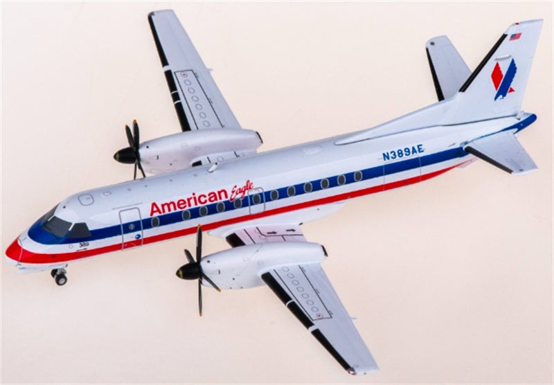 Geminijets American Eagle Airlines Saab 340B N389AE 1:200 Diecast Model view 1
