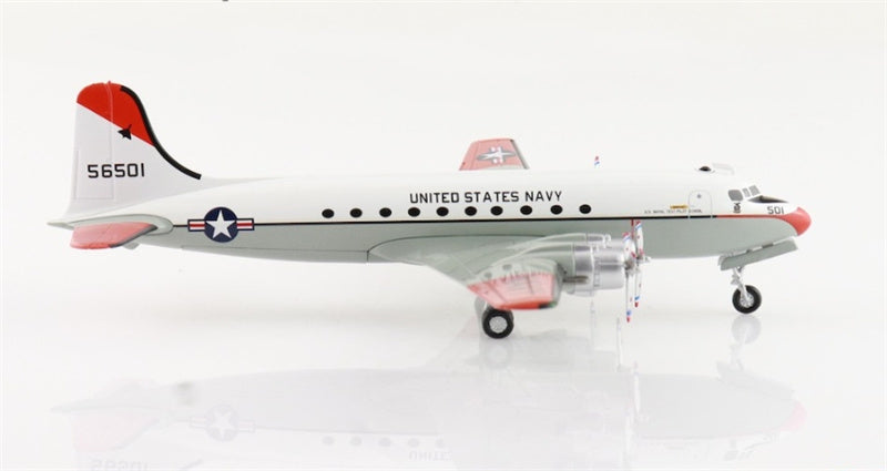 Hobby Master Douglas C-54Q Skymaster 56501 US Navy Test Pilot School 1973 1:200 Airplane Pre-built Model