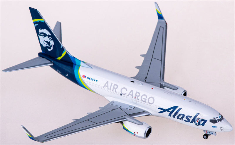 NG Models Alaska Air Cargo Boeing 737-700 N625AS 1:400 Diecast Model view 3