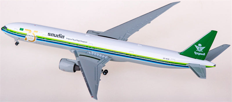 Herpa Saudia Boeing 777-300ER HZ-AK28 75 Years 1:500 Diecast Model view 3