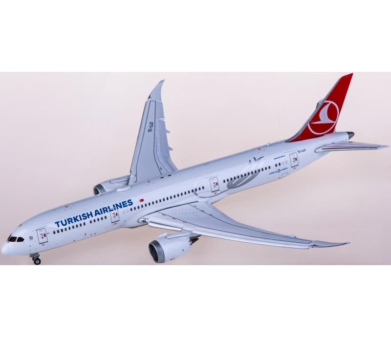 Geminijets Turkish Airlines Boeing 787-9 TC-LLO Flaps down 1:400 Aircraft Pre-built  Airliner Model Display