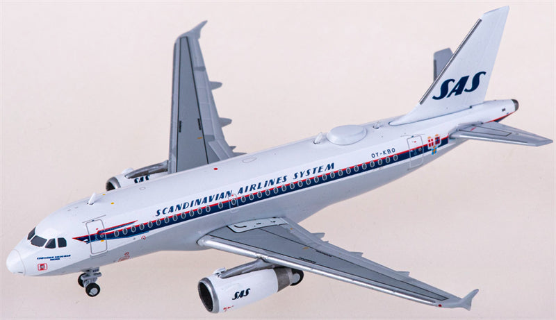 JC Wings SAS Airbus A319 OY-KBO 1:400 Diecast Model view 1