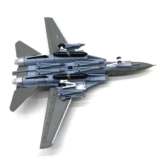 FLOZ F14 Tomcat fighter jet Fine edition dark gray 1:100 Aircraft Pre-built Model