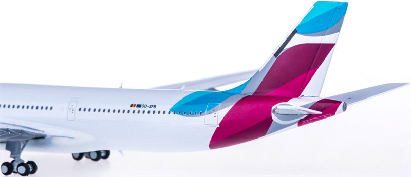 JC Wings Eurowings Airbus A330-300 OO-SFB 1:400 Diecast Model view 5