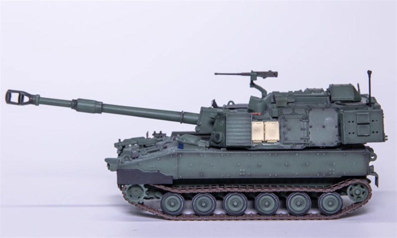 T-MODEL US M109A7 self-propelled howitzer 155mm green version 1:72 Tank Pre-built Model