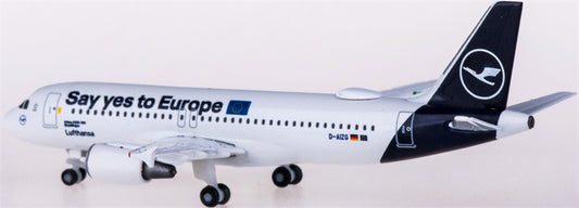 Herpa Lufthansa for Airbus A320 D-AIZG Say yes to Europe 1:500 Airplane Pre-built  Airliner Model Display