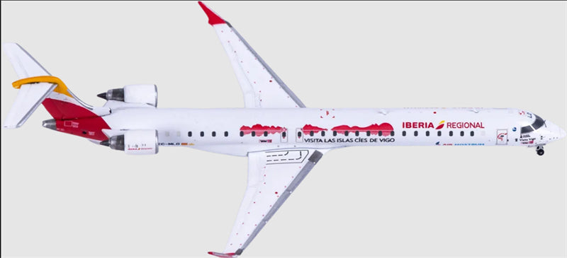 JC Wings 1:400 Iberia Bombardier CRJ-1000 EC-MLO  DIECAST Model