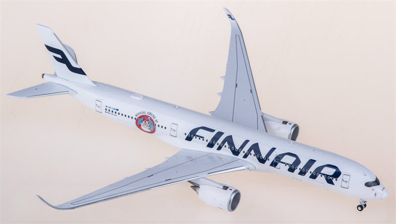 Panda Model Finnair for Airbus A350-900 OH-LWA 1:400 Airplane Pre-built  Airliner Model Display
