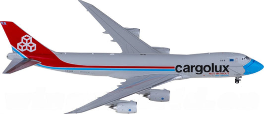 JC Wings Cargolux Boeing 747-8F LX-VCF 1:400 Diecast Model view 1