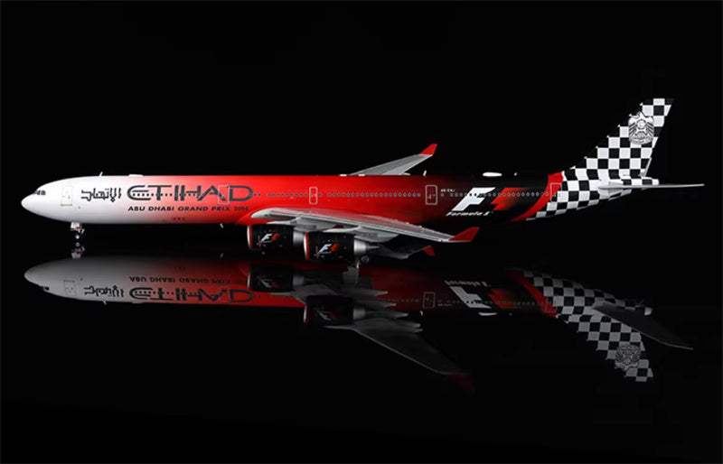 SQ Wings Etihad Airways Airbus A340-600 A6-EHJ 2014 1:200 Aircraft Model