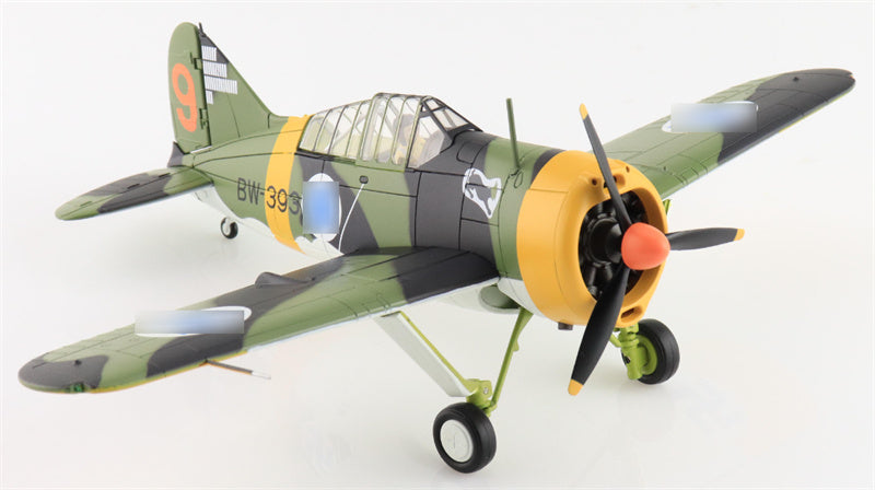 HOBBY MASTER Brewster Model 239 Buffalo BW393 3/LeLv 24 Finnish Air ce March 1944 1:48 Aircraft Pre-built Model
