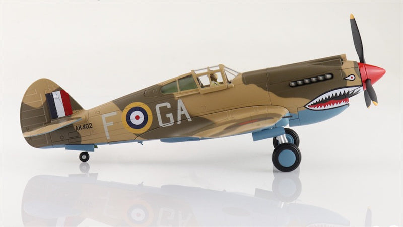 HOBBY MASTER Curtiss Tomahawk Mk. IIB Neville F. Duke GA-F 112 Sqn. RAF Egypt 1941 1:48 Aircraft Pre-built Model