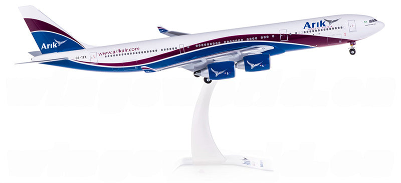 Hogan Arik Air Airbus A340-500 CS-TFX 1:200 ABS Model view 1
