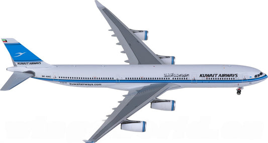 Phoenix Kuwait Airways Airbus A340-300 9K-ANC 1:400 Diecast Model view 1