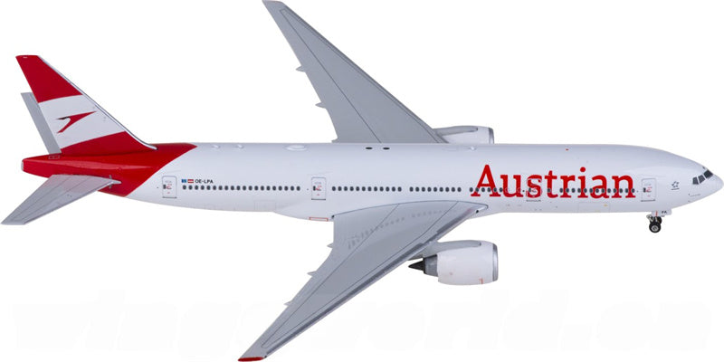 フェニックス・オーストリア航空 ボーイング777-200ER OE-LPA 1:400スケール 飛行機組み立て済み旅客機モデルディスプレイ
