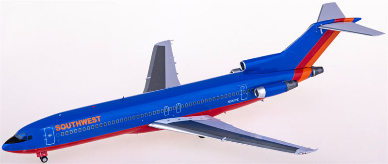 JC Wings Southwest Airlines Boeing 727-200 N551PE 1:200 Diecast Model view 2