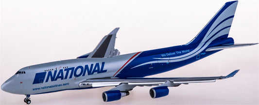 Geminijets National Airlines Boeing 747-400BCF N952CA Flaps Down 1:400 Diecast Model view 1